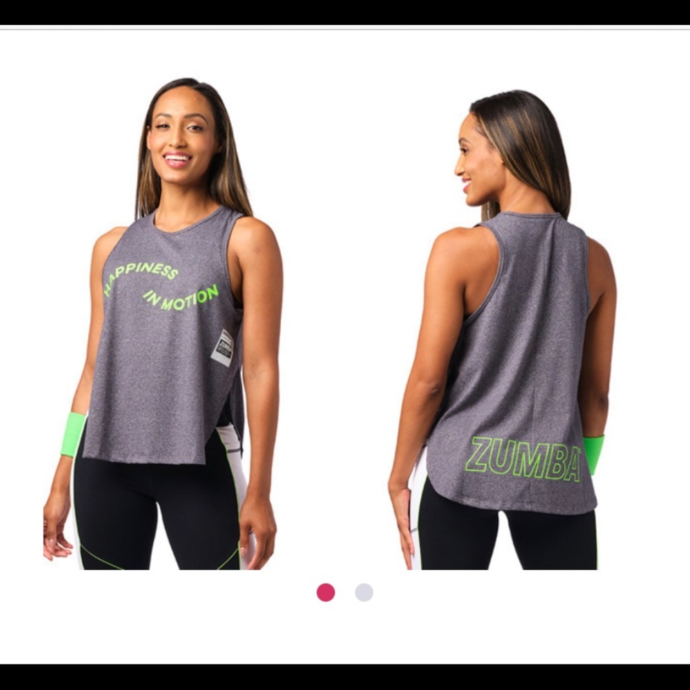 Zumba Scoop Hem Top
